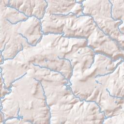 Flat Top Tennessee Terrain Map