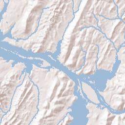 Marina Hills Tennessee Terrain Map