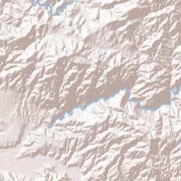 Kern County Terrain Map