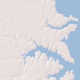McIntosh County Terrain Map