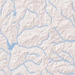 Forty Forks Tennessee Terrain Map