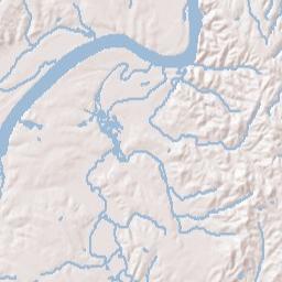 Centerview Tennessee Terrain Map