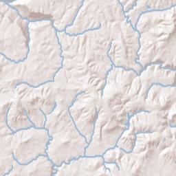 White City Tennessee Terrain Map