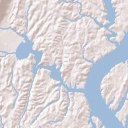 Ware Branch Tennessee Terrain Map