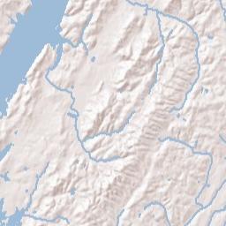 Shore Acres Tennessee Terrain Map