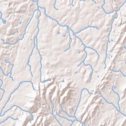 Misty Ridge Tennessee Terrain Map