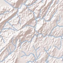Rural Vale Tennessee Terrain Map