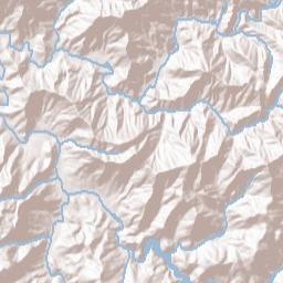 Jackson County Terrain Map