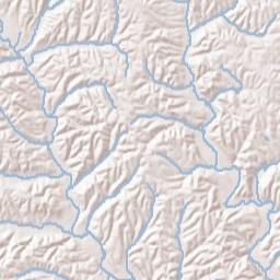 Sims Ridge Tennessee Terrain Map
