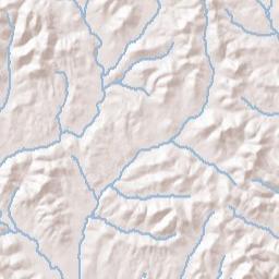 Hughey Tennessee Terrain Map