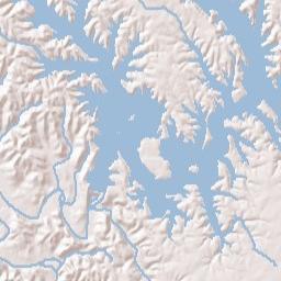 Brownington Tennessee Terrain Map