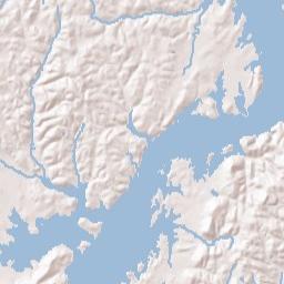 Sequoyah Hills Tennessee Terrain Map