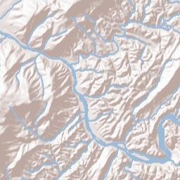 Probst Tennessee Terrain Map
