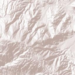 Rowen California Terrain Map