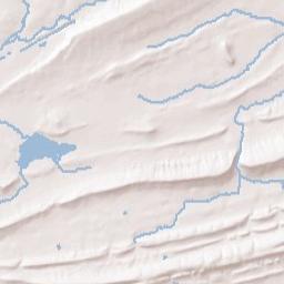 Burnville Arkansas Terrain Map