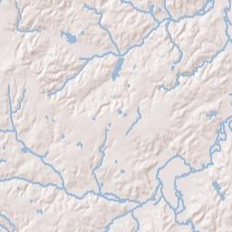 Van Buren Tennessee Terrain Map