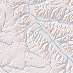 Lutts Tennessee Terrain Map