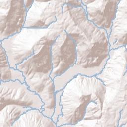 Pinhook Tennessee Terrain Map