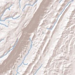 Timesville Tennessee Terrain Map