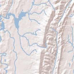 Rock Ledge Estates Tennessee Terrain Map