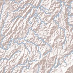 Archville Tennessee Terrain Map