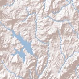 North Carolina 281, Nantahala National Forest Terrain Map