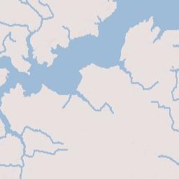 Pamlico County Terrain Map