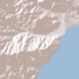 Yugawara Terrain Map