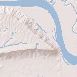 Ada Arkansas Terrain Map