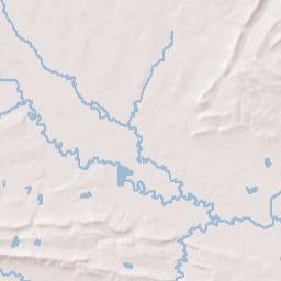 Ward Arkansas Terrain Map