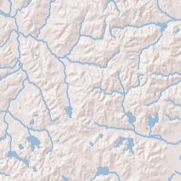 Rogers Springs Tennessee Terrain Map