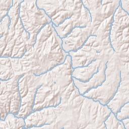 Pollards Mill Tennessee Terrain Map