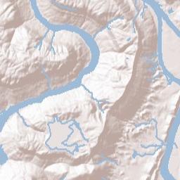 Valley Village Tennessee Terrain Map