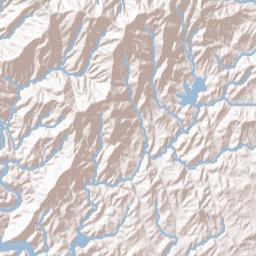 Postelle Tennessee Terrain Map