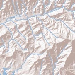 Clay County Terrain Map