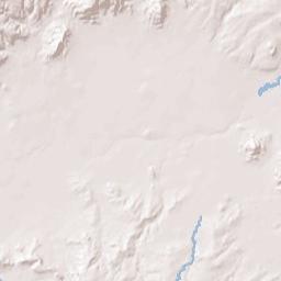 Zuni Pueblo Terrain Map