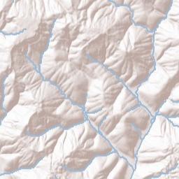 Coptown Tennessee Terrain Map