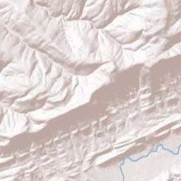 Blue Ball Arkansas Terrain Map