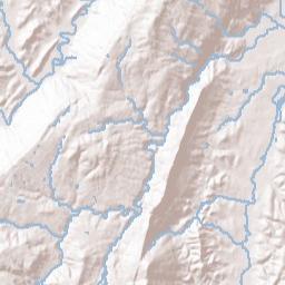 Chattanooga Valley Terrain Map