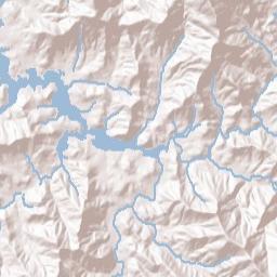Hiawassee Terrain Map