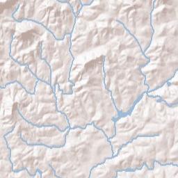 Pickens County Terrain Map