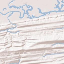 Wards Crossing Arkansas Terrain Map