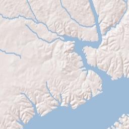 Saint Florian Alabama Terrain Map