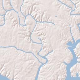 Mitchelltown Alabama Terrain Map
