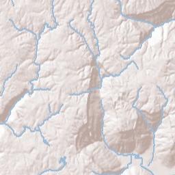 Skyline Alabama Terrain Map