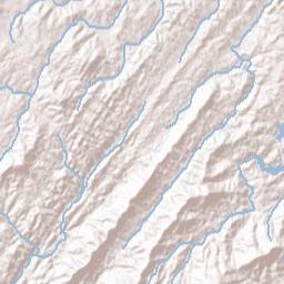 Blue Ridge Terrain Map
