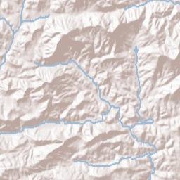 Rabun County Terrain Map