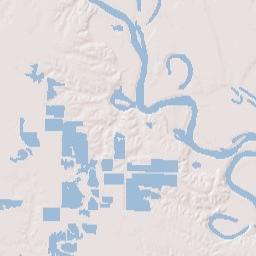 Mesa Arkansas Terrain Map