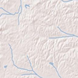 Tippah County Terrain Map