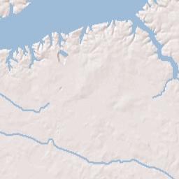 Paradise Points Alabama Terrain Map
